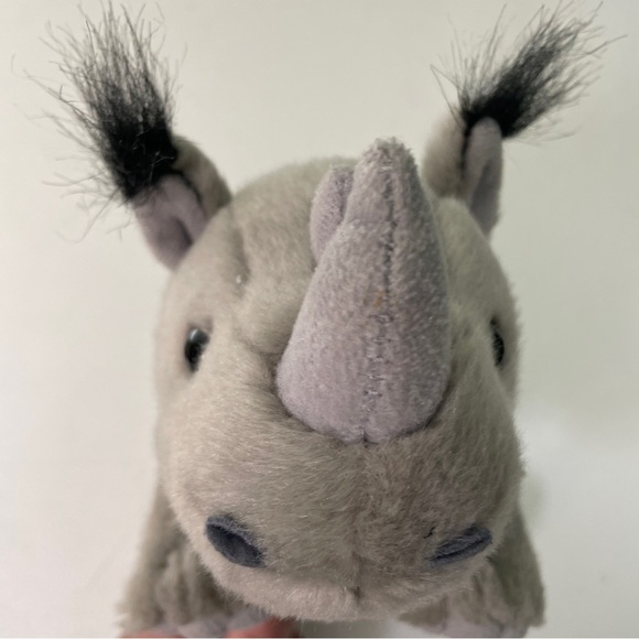 Gray‎ Plush Rhino Toy - Picture 4 of 10